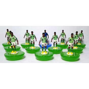 Subbuteo Andrew Table Soccer Nigeria WC 2018 on  classic Hasbro bases